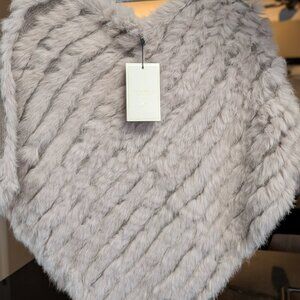 Poncho Shrug Shawl Rabbit